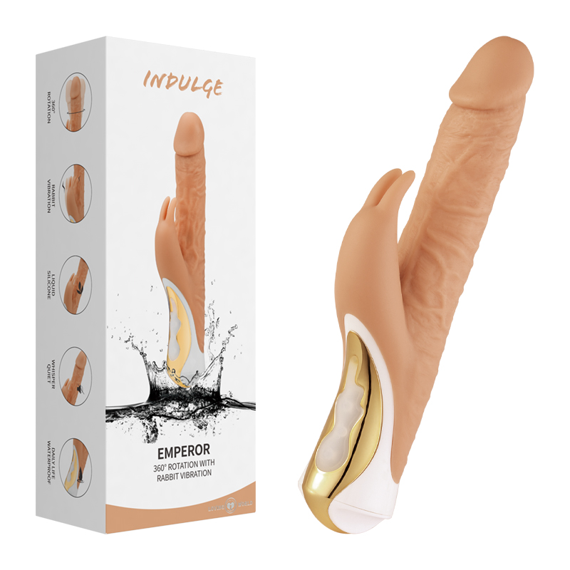 Vibromasseur lapin rotatif réaliste